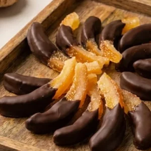 Biscotti scamorza al limone ricoperti di cioccolato fondente - Siracusa